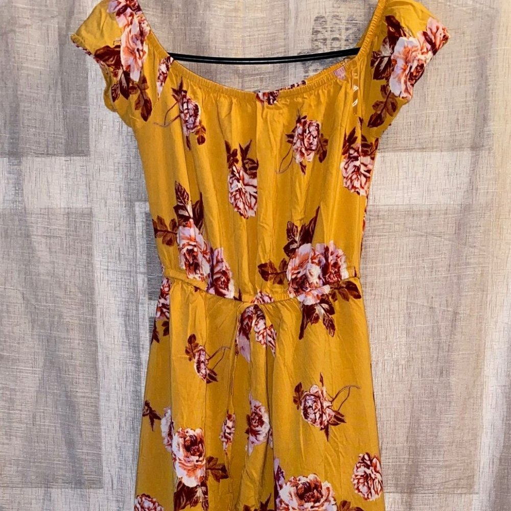 Split Maxi Romper Dress